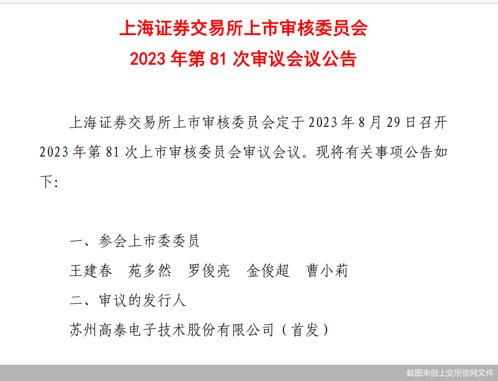 截图来自上交所官网文件