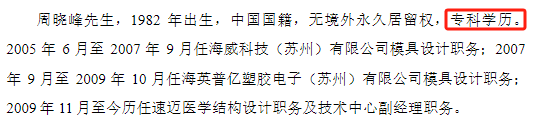 速迈医学IPO：外资股东闪进闪退 专利纠纷悬而未决
