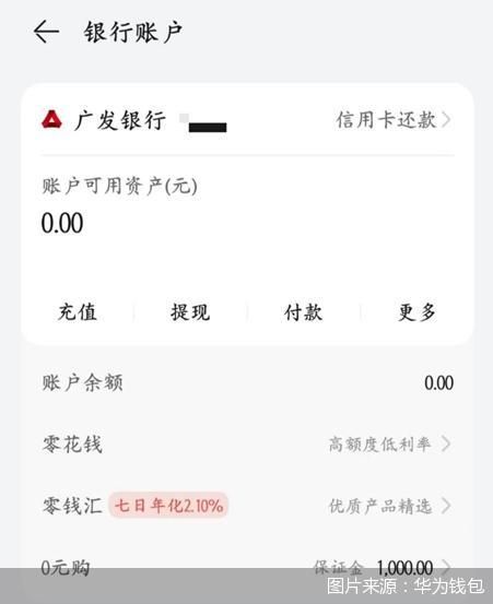 图片来源：华为钱包