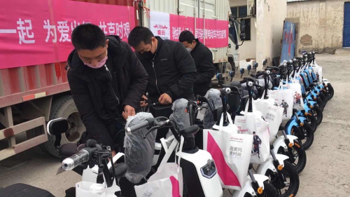 “骑”心协力,助力“疫”线,汇通达创新公益彰显社会责任