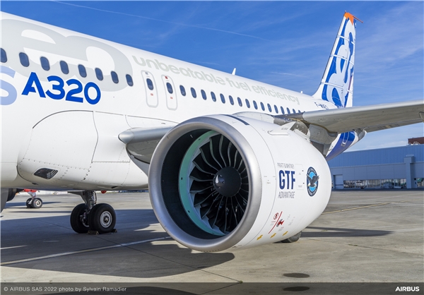 普惠GTF Advantage发动机开始在空中客车A320neo飞机上试飞